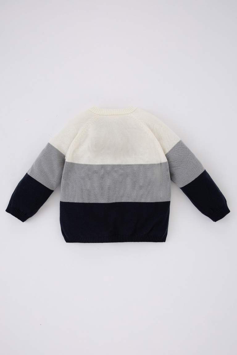 Baby Boy Color Transition Knitwear Cardigan