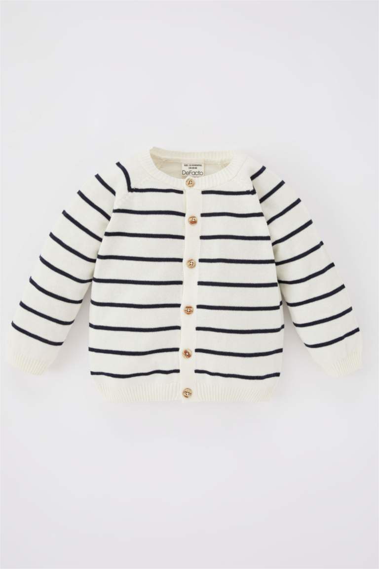Baby Boy Crew Neck Knitwear Cardigan