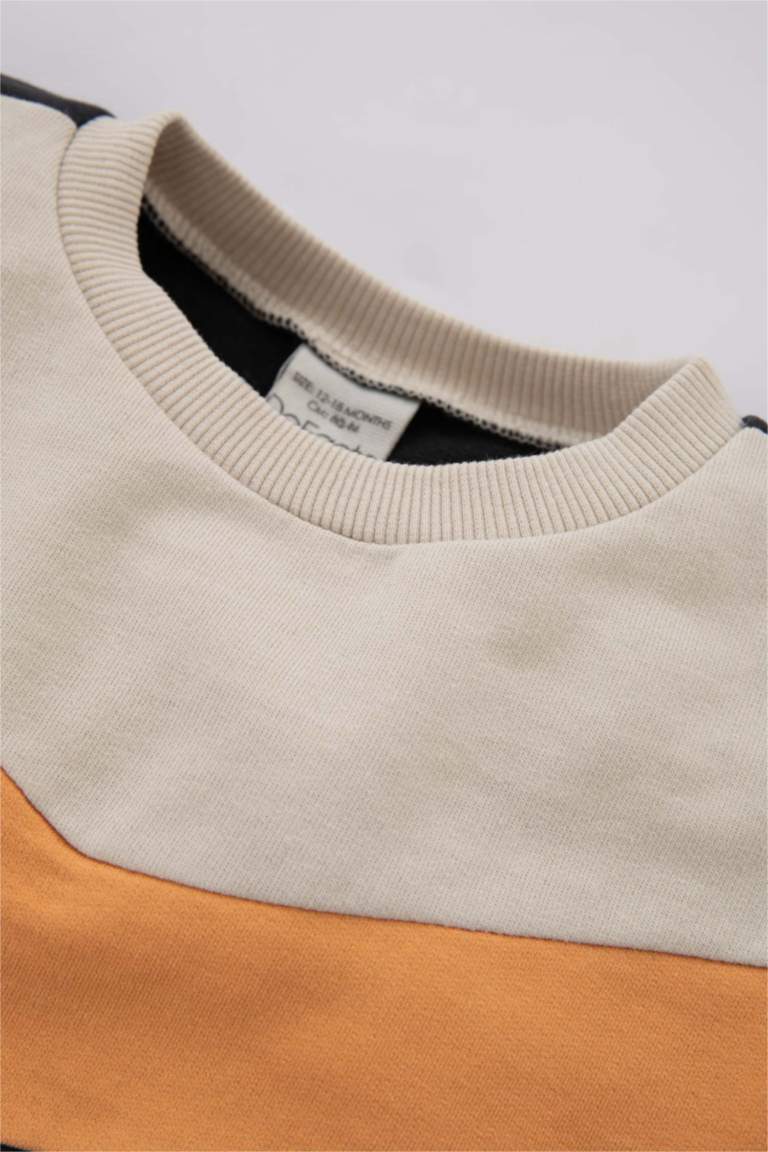 Anthracite BABY BOY Baby Boy Crew Neck Sweatshirt Fabric 2Pack Set