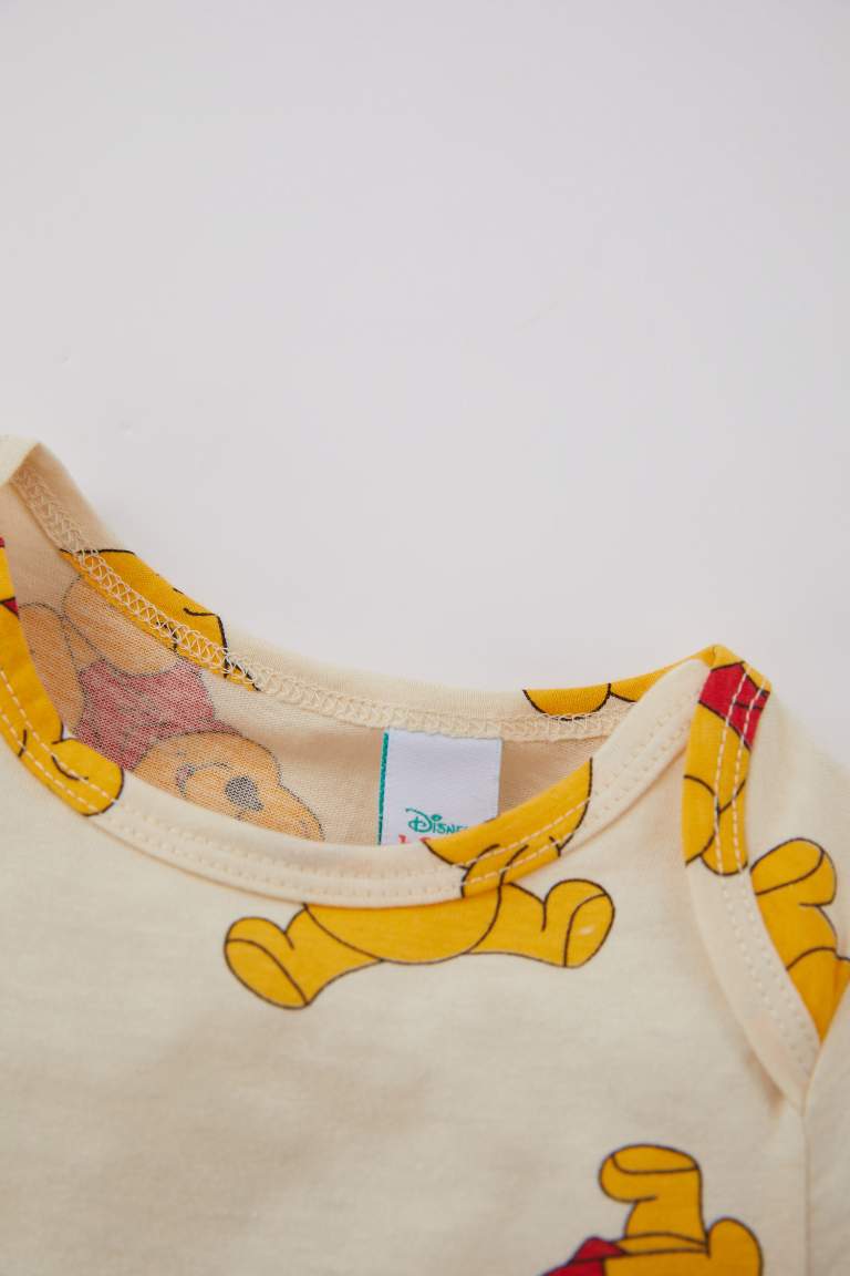 Baby Boy Disney Winnie The Pooh Licensed Combed Cotton 2-Pack Jumpsuit
