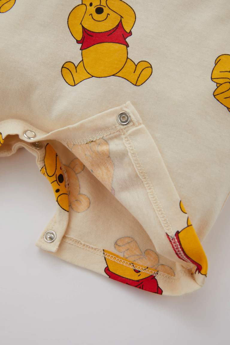 Baby Boy Disney Winnie The Pooh Licensed Combed Cotton 2-Pack Jumpsuit
