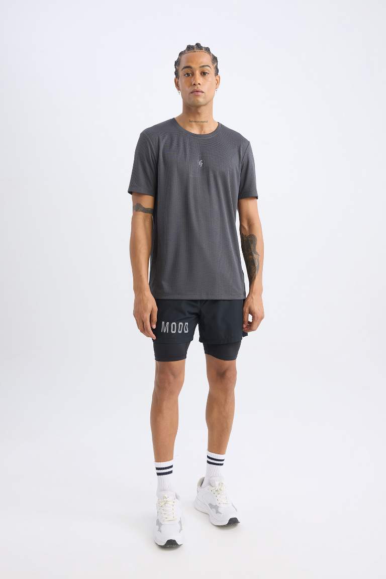 DeFactoFit Slim Fit Woven Shorts