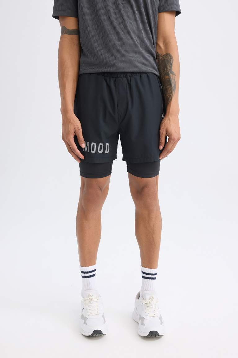 DeFactoFit Slim Fit Woven Shorts