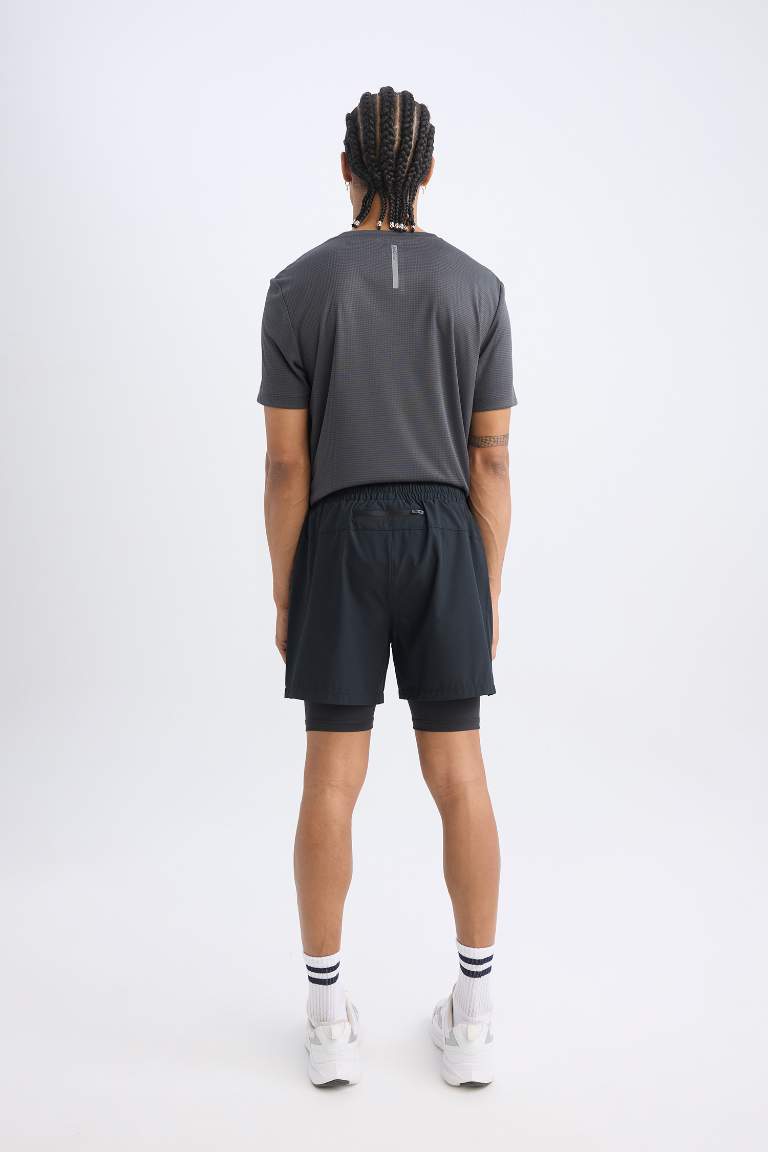 DeFactoFit Slim Fit Woven Shorts