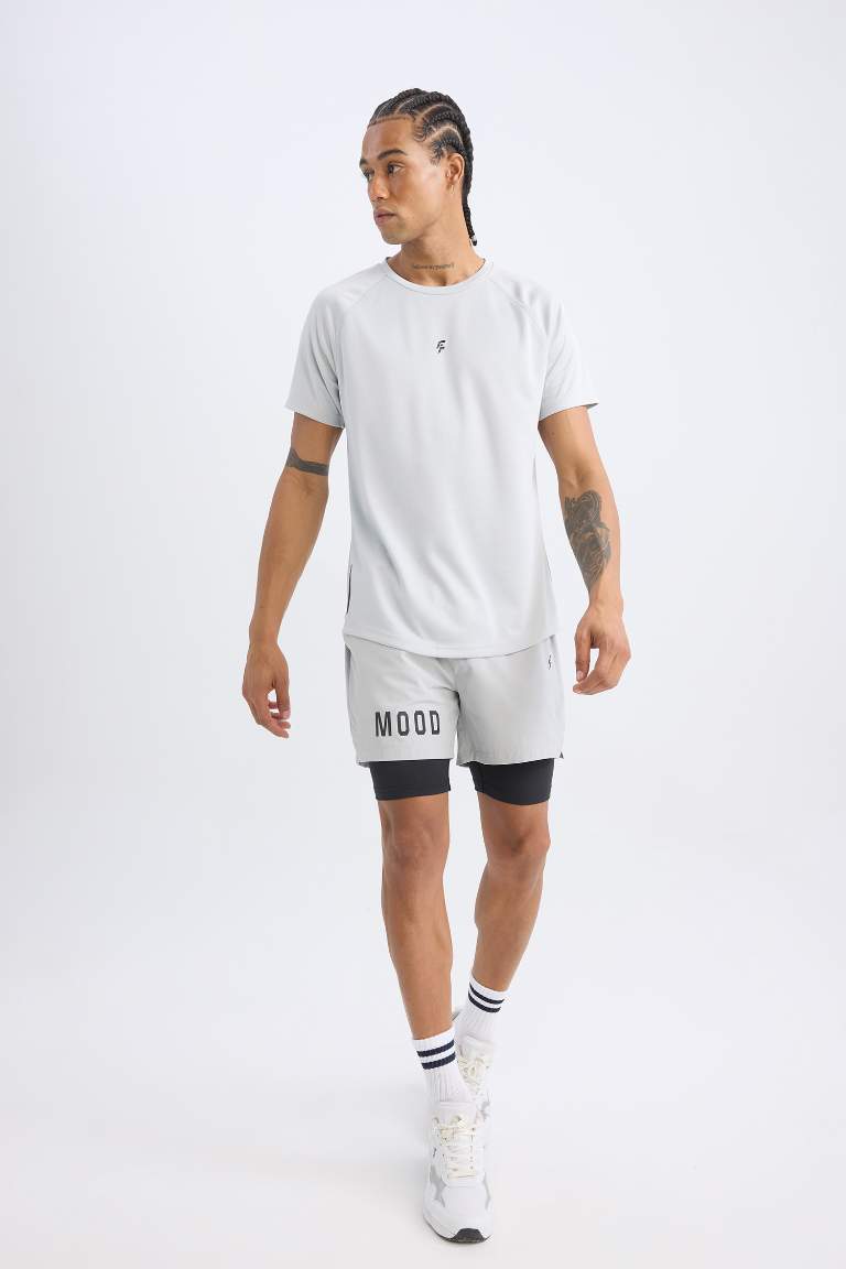 DeFactoFit Slim Fit Woven Shorts