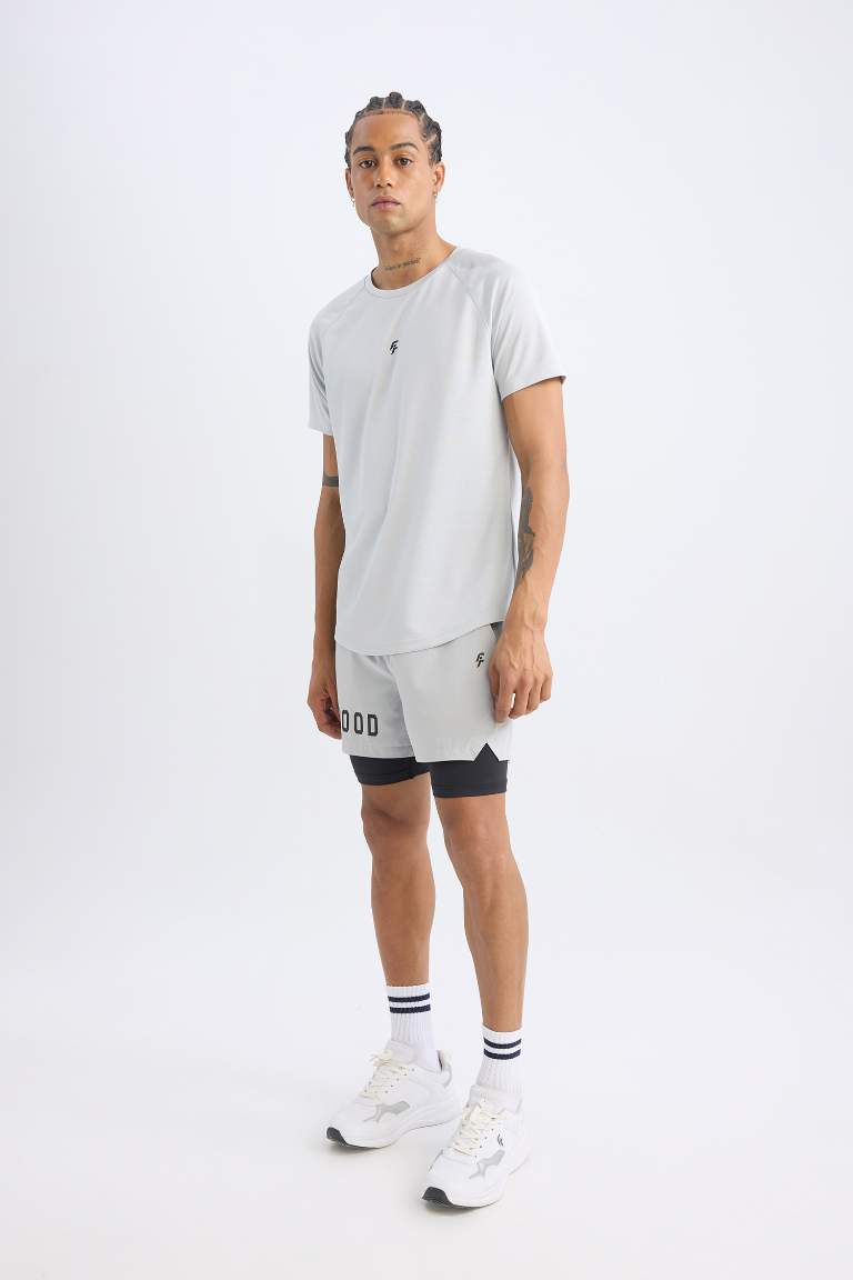 DeFactoFit Slim Fit Woven Shorts