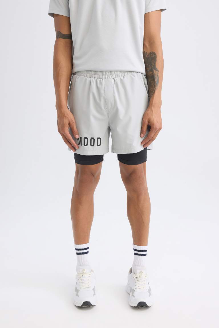 DeFactoFit Slim Fit Woven Shorts