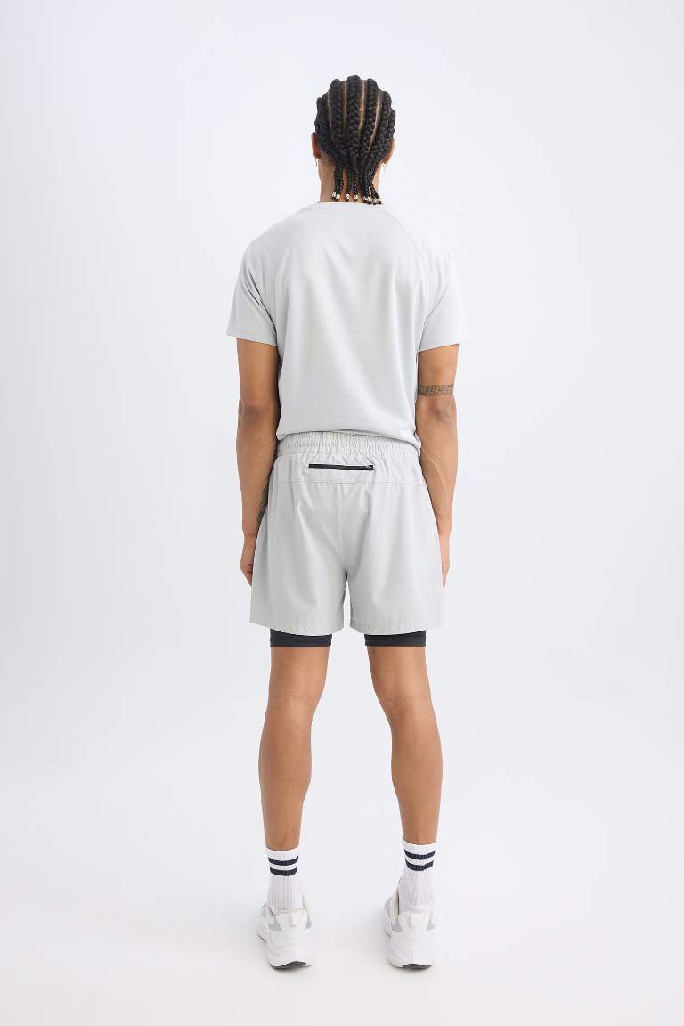 DeFactoFit Slim Fit Woven Shorts