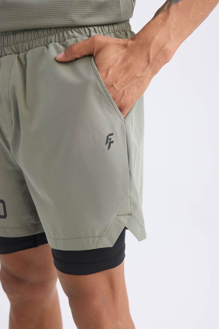 DeFactoFit Slim Fit Sports Woven Shorts