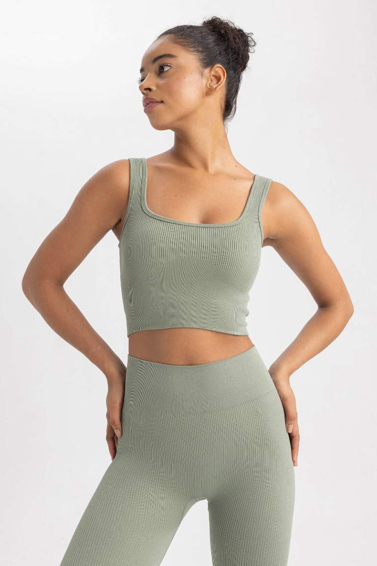 DeFactoFit Crew Neck Bra