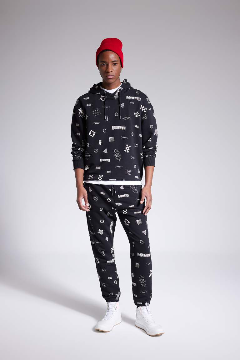 Regular Fit Patterned Sweatpants
