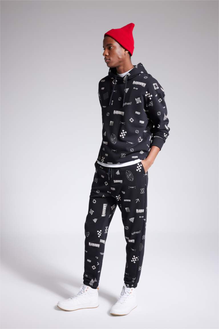 Regular Fit Patterned Sweatpants