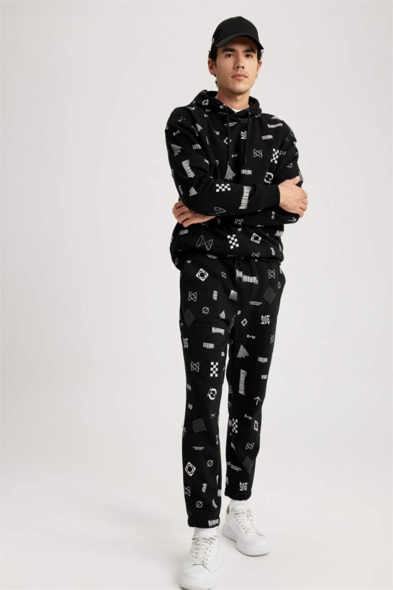 Regular Fit Patterned Sweatpants