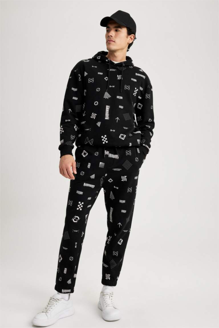 Regular Fit Patterned Sweatpants