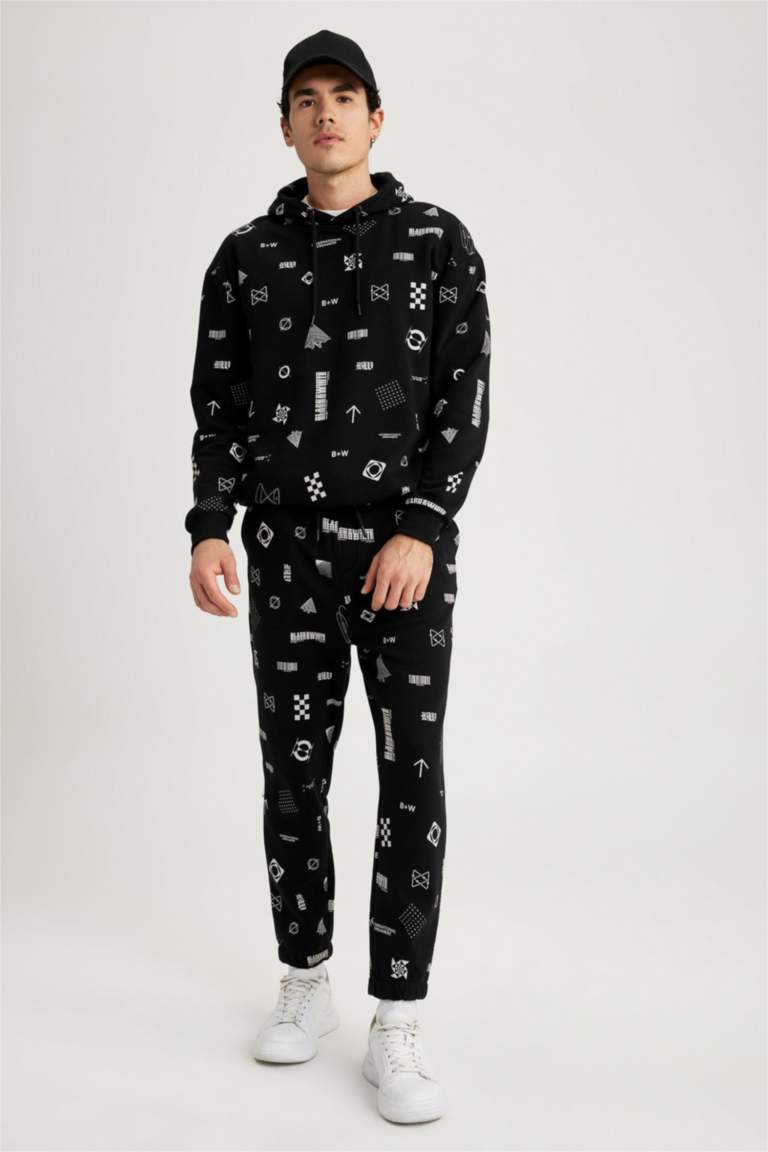 Regular Fit Patterned Sweatpants