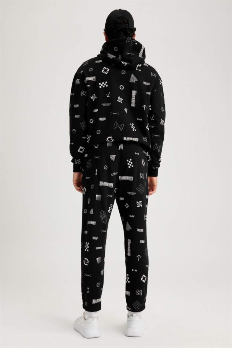 Regular Fit Patterned Sweatpants