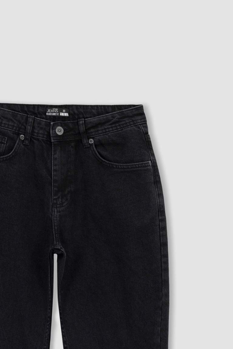 Carrot Fit Havuç Kalıp Normal Bel Norma Paça Jean Pantolon