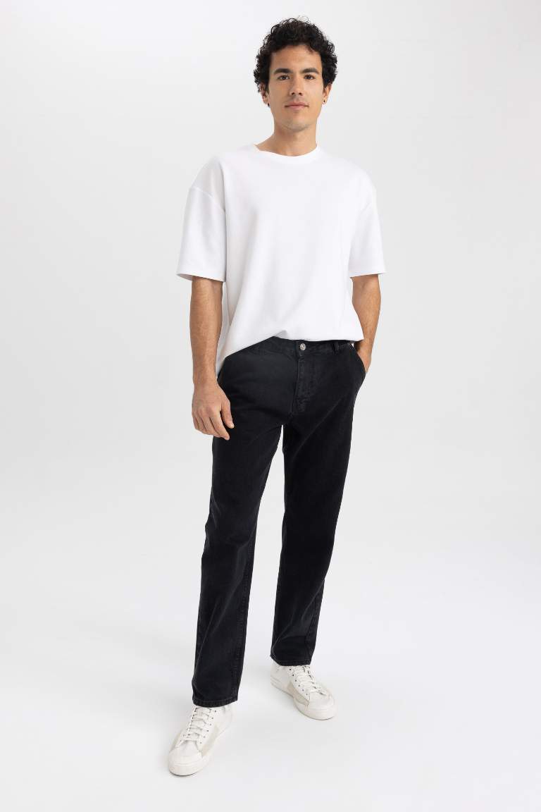Wide Leg Geniş Kalıp Normal Bel Bol Paça Jean Pantolon