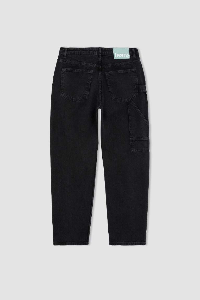 Wide Leg Geniş Kalıp Normal Bel Bol Paça Jean Pantolon