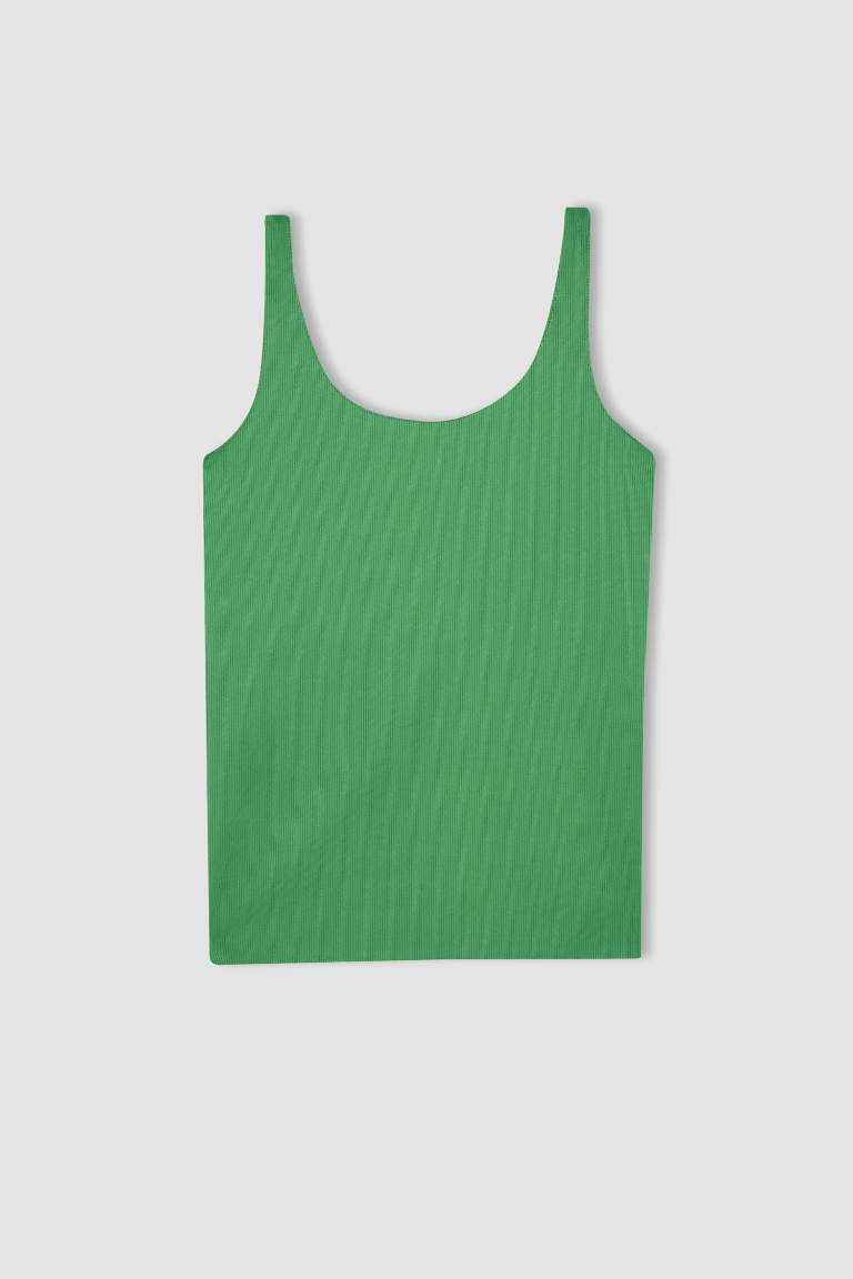 Defacto Fit Slim Fit Crew Neck Singlet