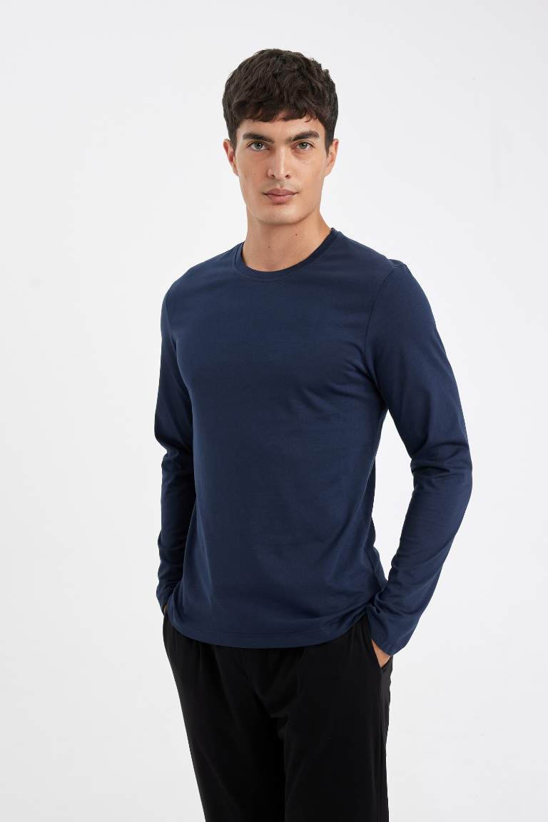 Slim Fit Long Sleeve Knitted Tops