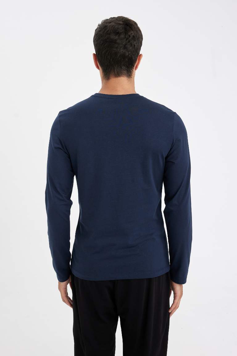 Slim Fit Long Sleeve Knitted Tops