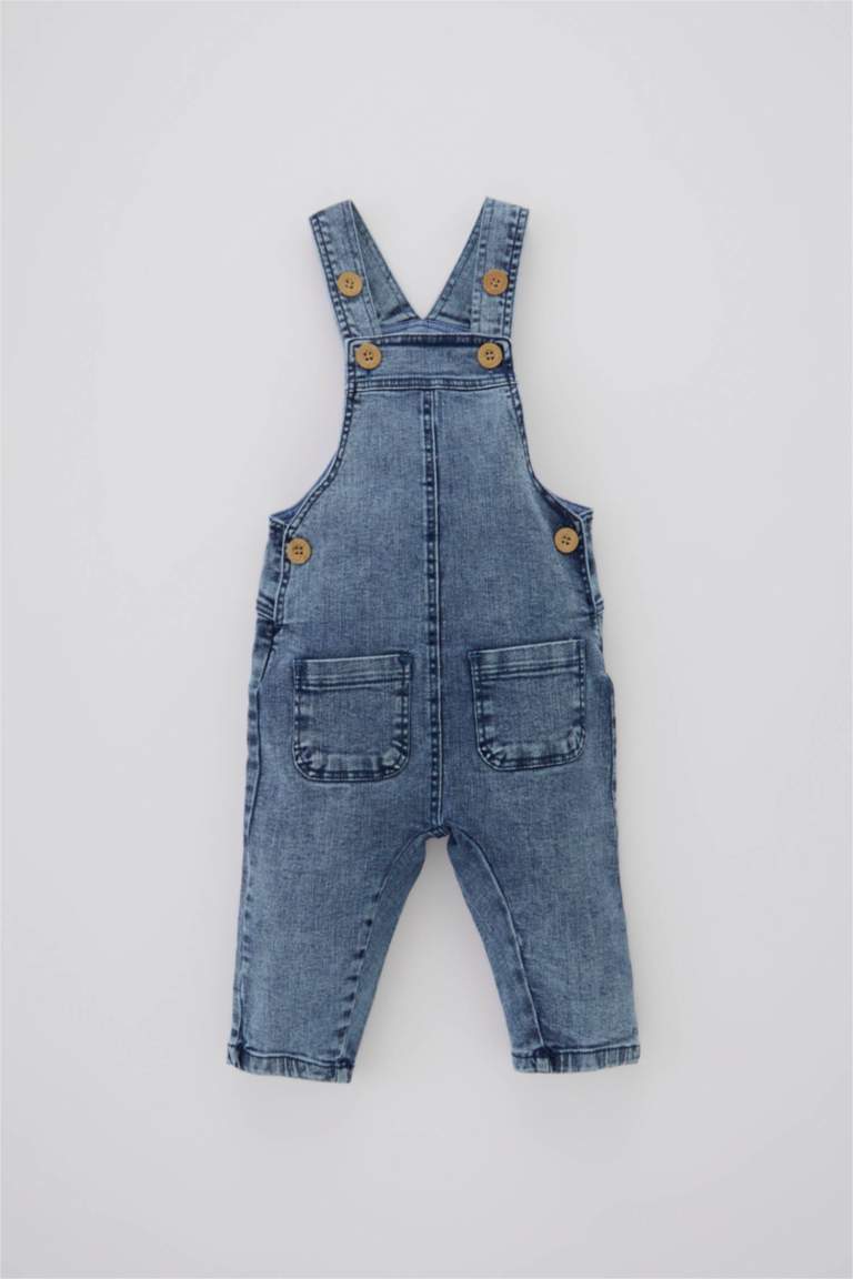 Blue BABY BOY Baby Boy Jean Jumpsuit 2716594 DeFacto