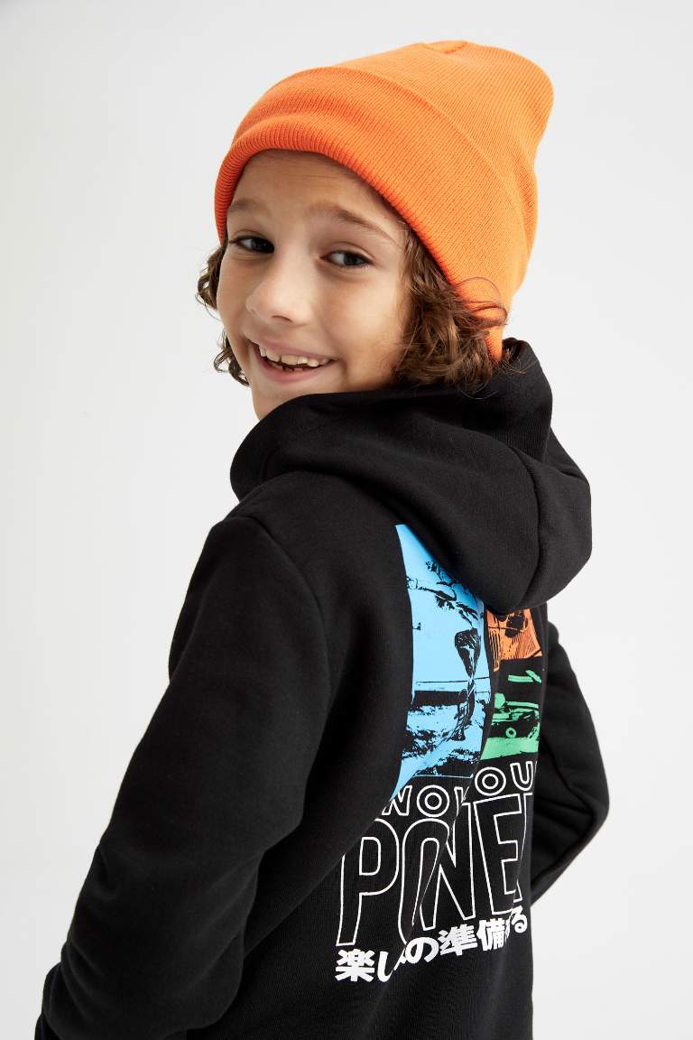 Erkek Çocuk Kapüşonlu Sweatshirt