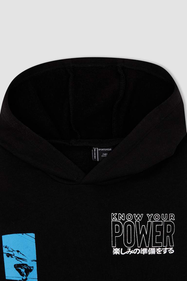 Erkek Çocuk Kapüşonlu Sweatshirt
