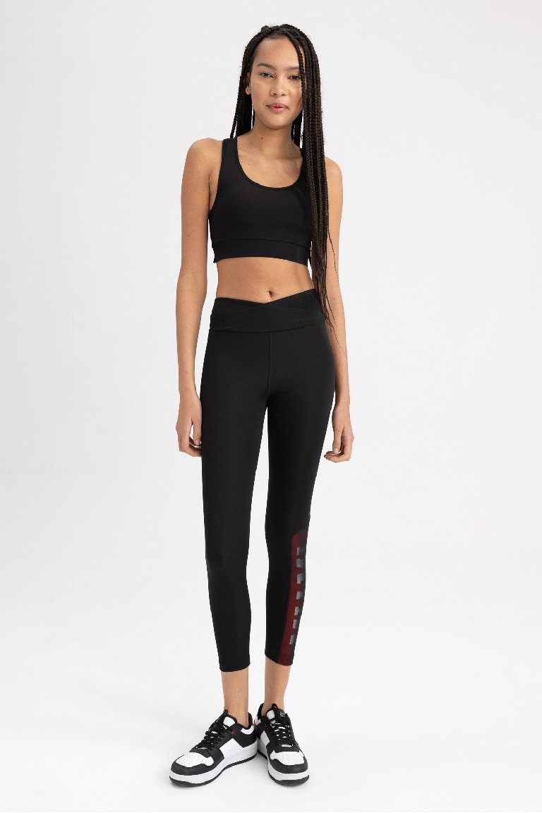 Legging De Sport İmprimé Defacto Fit