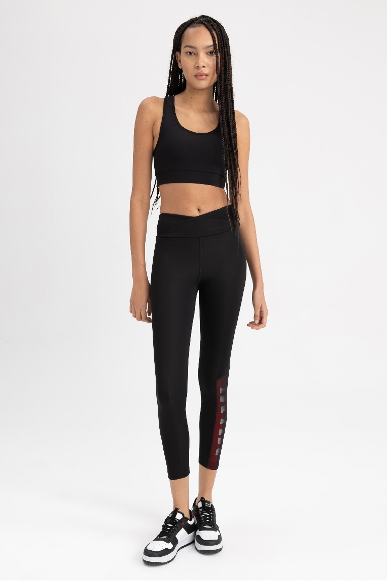 Legging De Sport İmprimé Defacto Fit