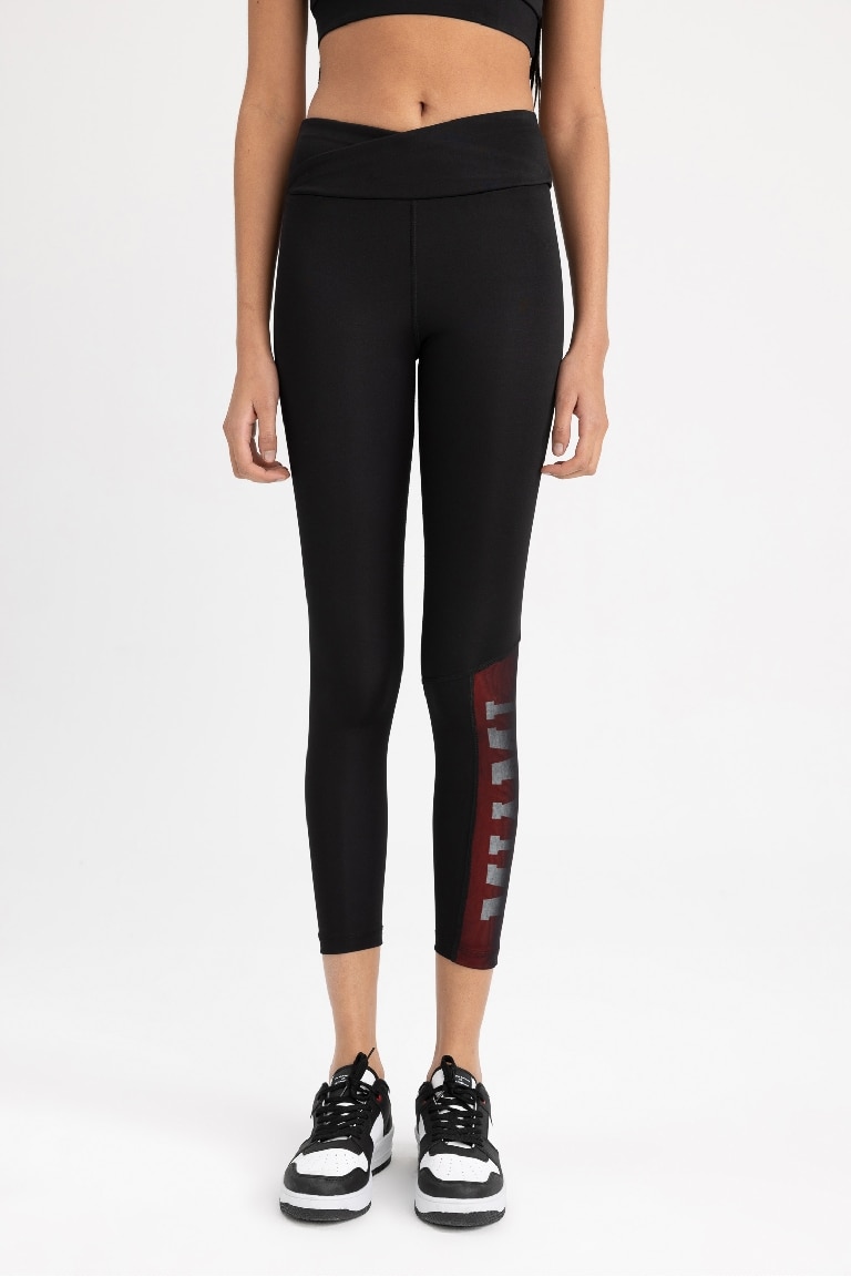 Legging De Sport İmprimé Defacto Fit