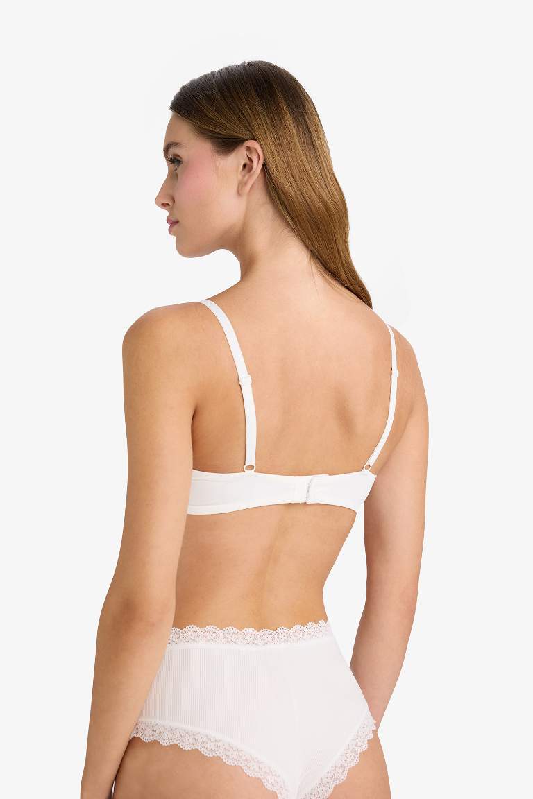 Push Up Micro Yarım Dolgulu Tişört Bra-Fall in Love