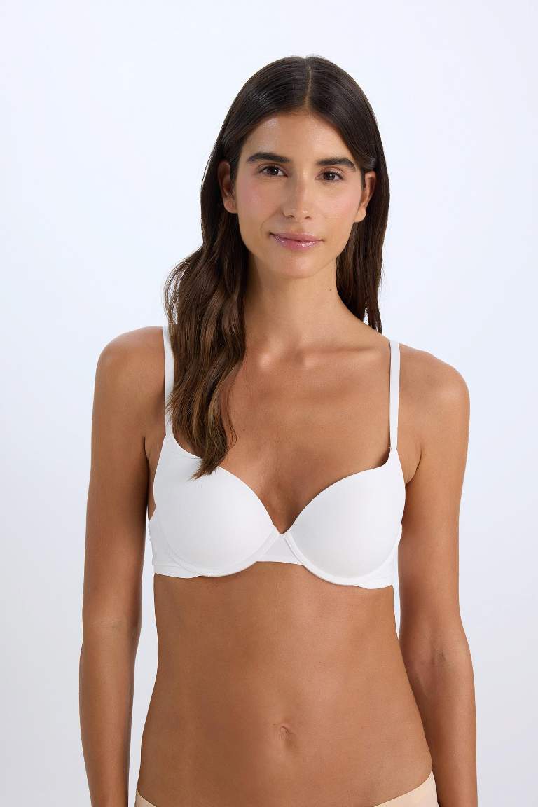 Push Up Micro Yarım Dolgulu Tişört Bra-Fall in Love