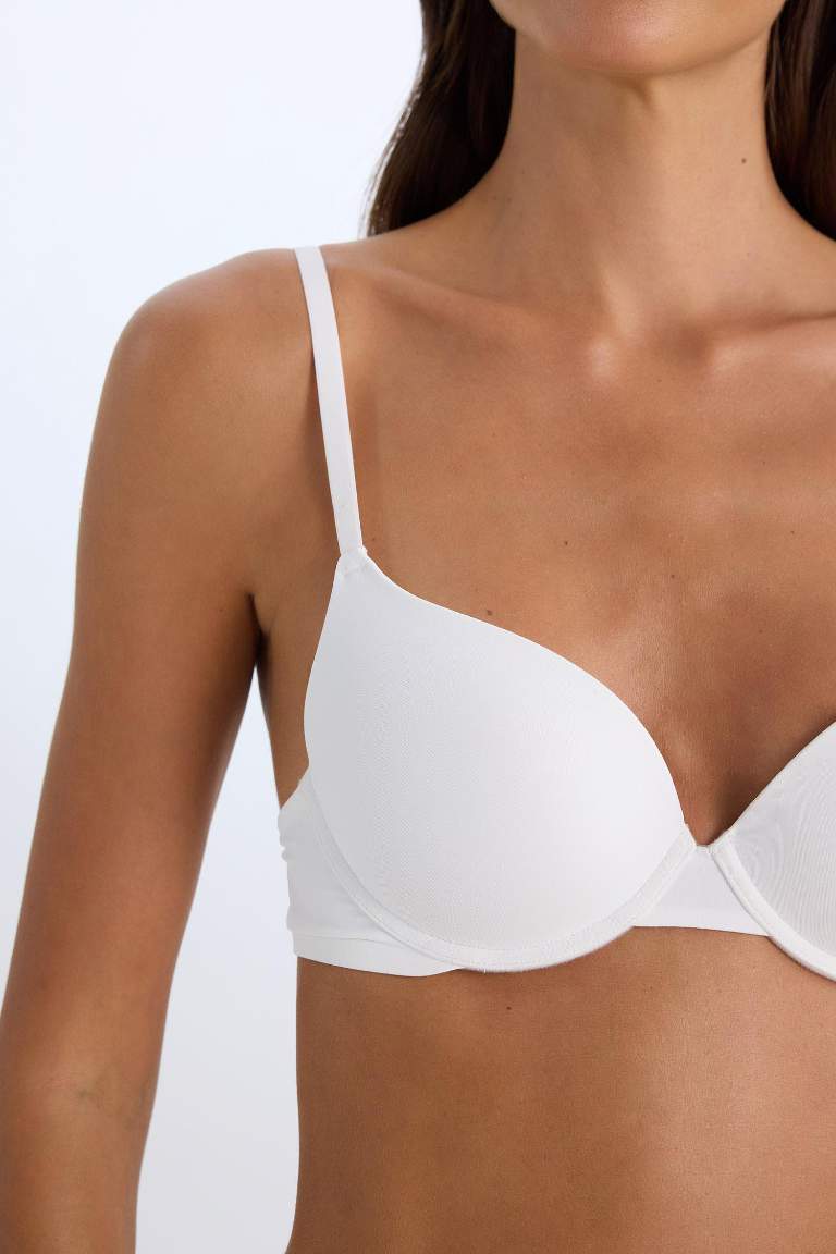 Push Up Micro Yarım Dolgulu Tişört Bra-Fall in Love