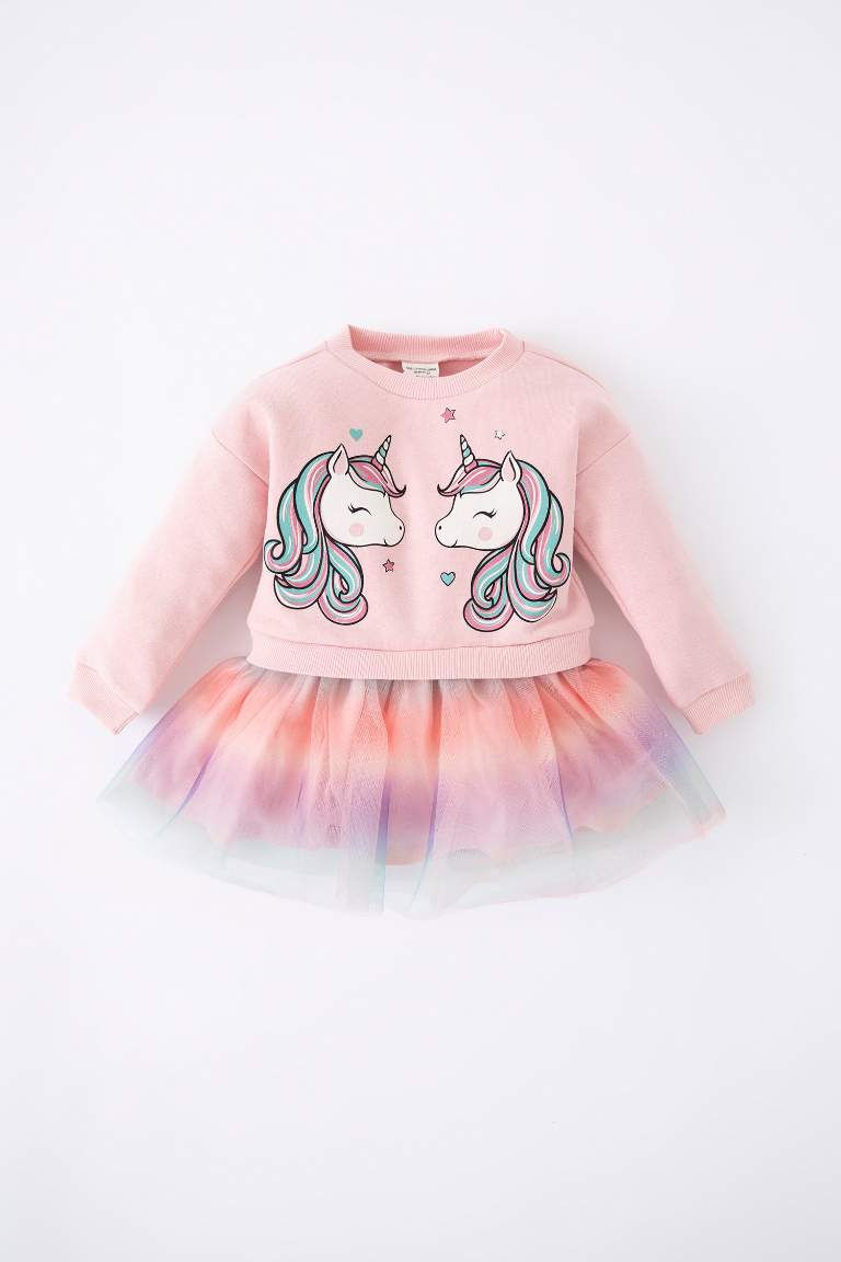 Regular Fit Long Sleeve Knitted Dress