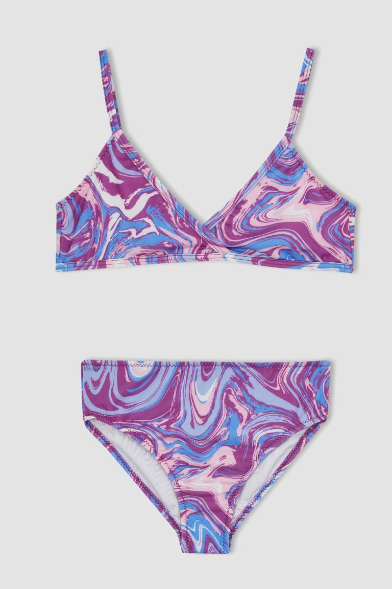 Girl Patterned Bikini Set