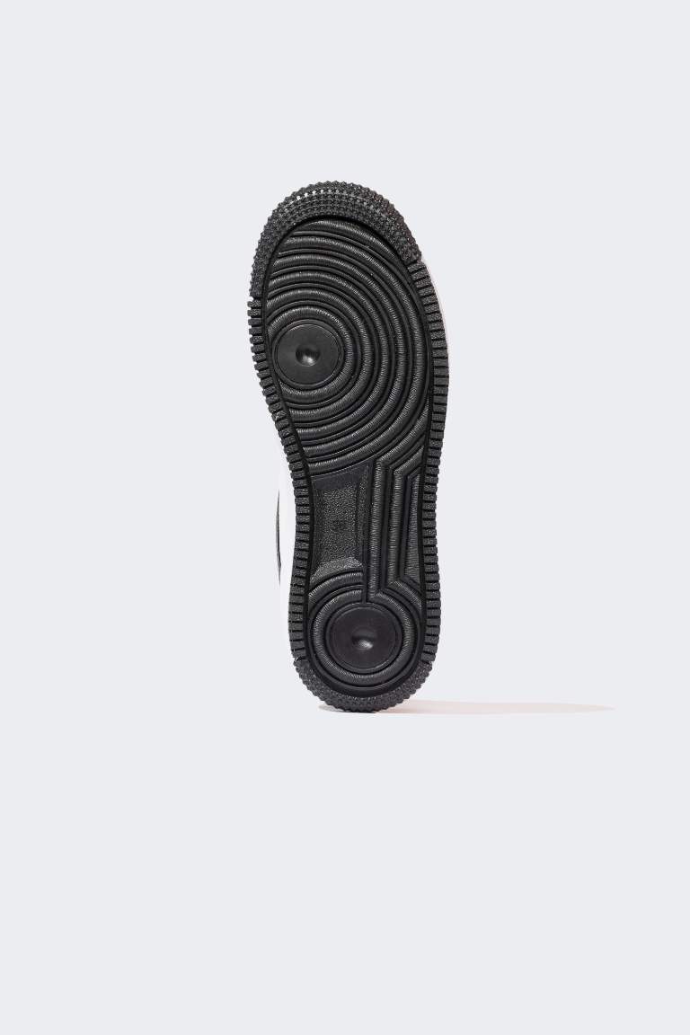 Erkek Çocuk NASA Kalın Taban Bağcıklı Suni Deri Sneaker