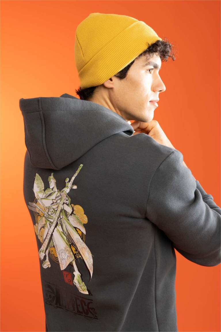 One Piece Licensed Regular Fit Hoodie Sweatshirt
