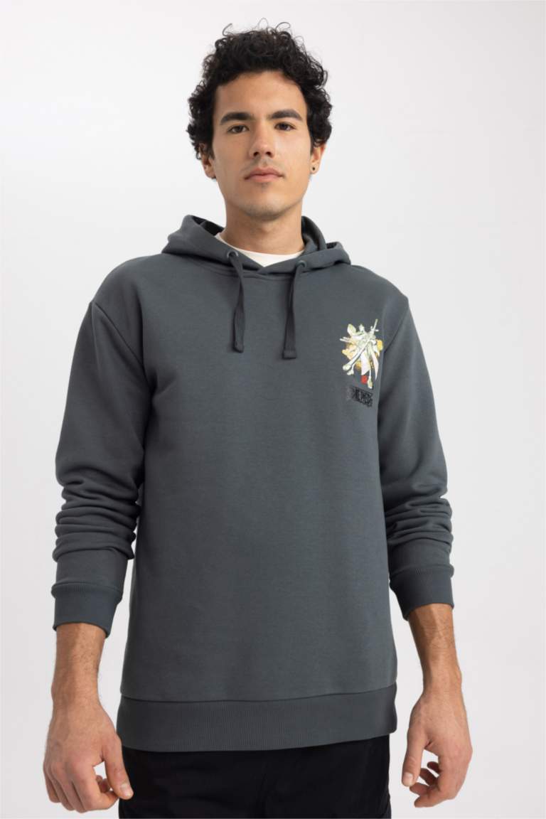 One Piece Licensed Regular Fit Hoodie Sweatshirt