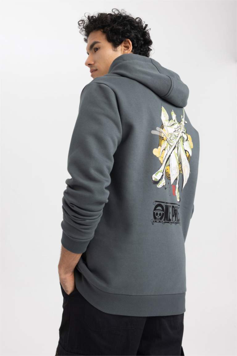 One Piece Licensed Regular Fit Hoodie Sweatshirt