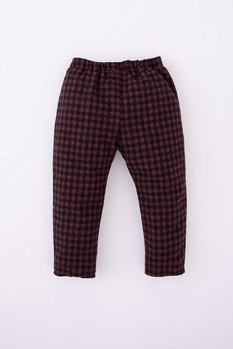 Baby Boy Plaid Patterned Flannel Trousers