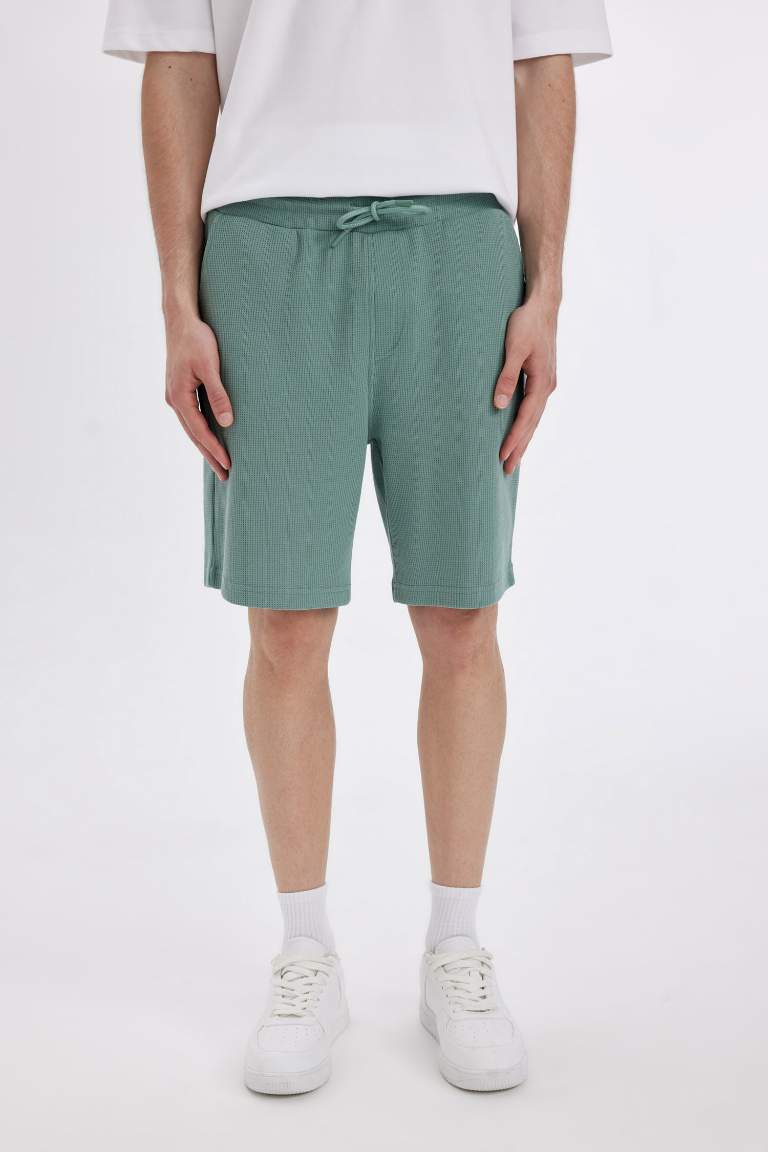 Slim Fit Waffle Shorts