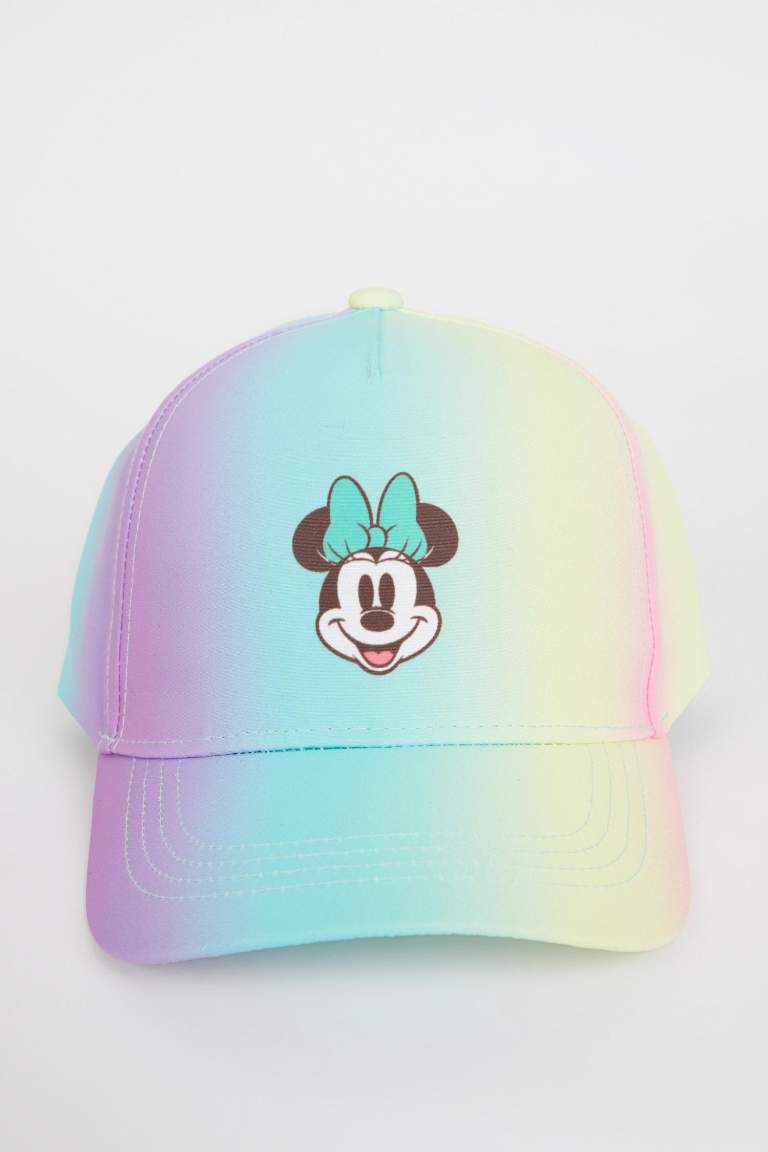 Girls Disney Mickey & Minnie Licensed Printed Cap Hat