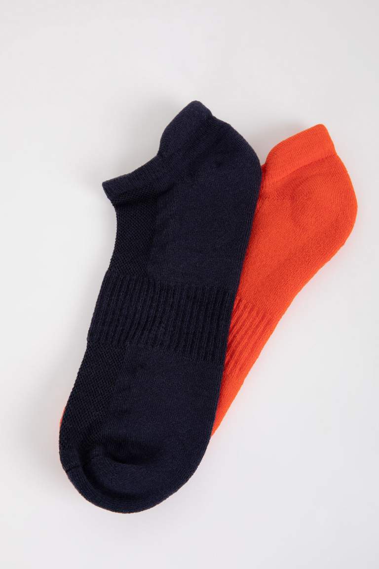 Men Defacto Fit 2-Pack Cotton Booties Socks