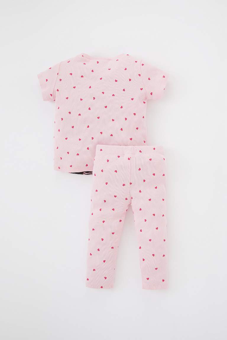 Baby Girls Disney Mickey & Minnie Crew Neck Pajamas