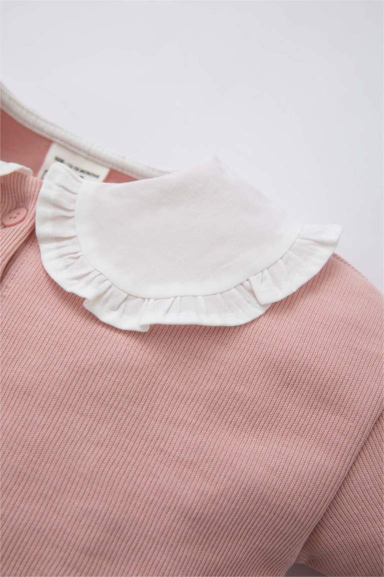 Baby Girls Big Collar Cardigan