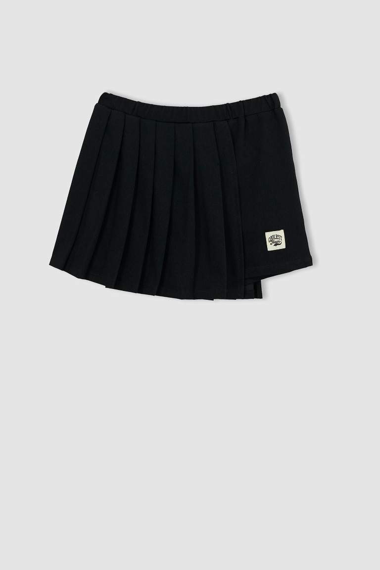 Jupe short plissée pour fille