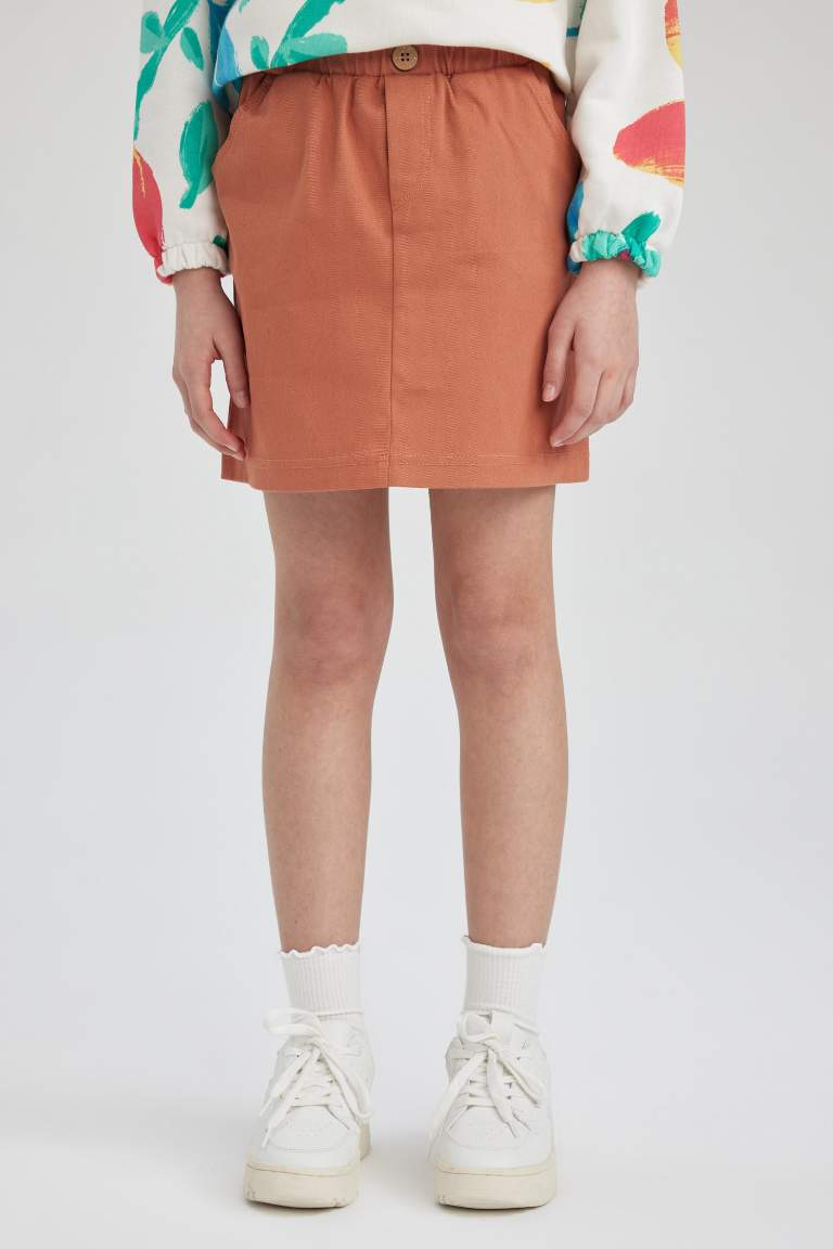 Girl Gabardine Skirt