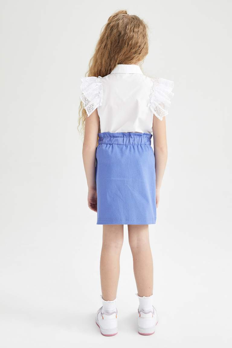 Girl Gabardine Skirt